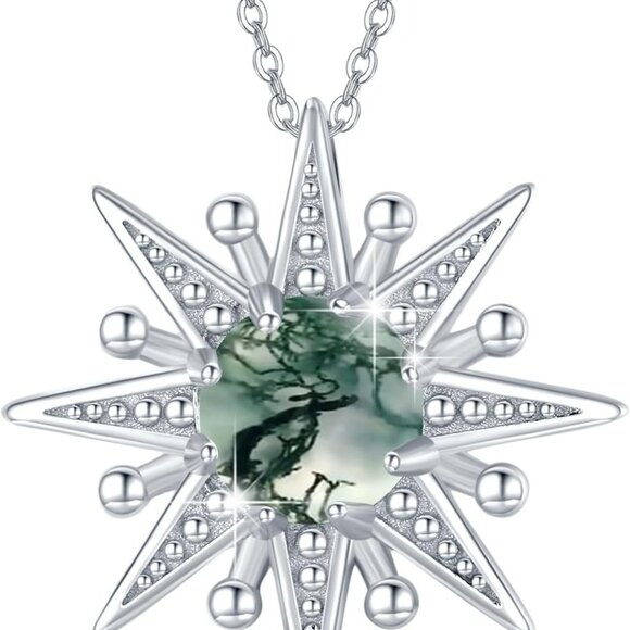 Sun Star Moon Necklace 925 Sterling Silver I Love You to The Moon and Back Neckl